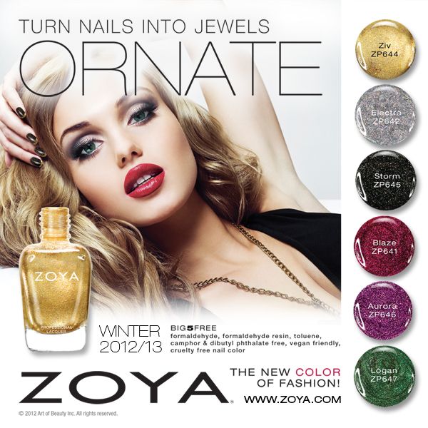 Zoya Winter/Holiday ORNATE Collection Preview!