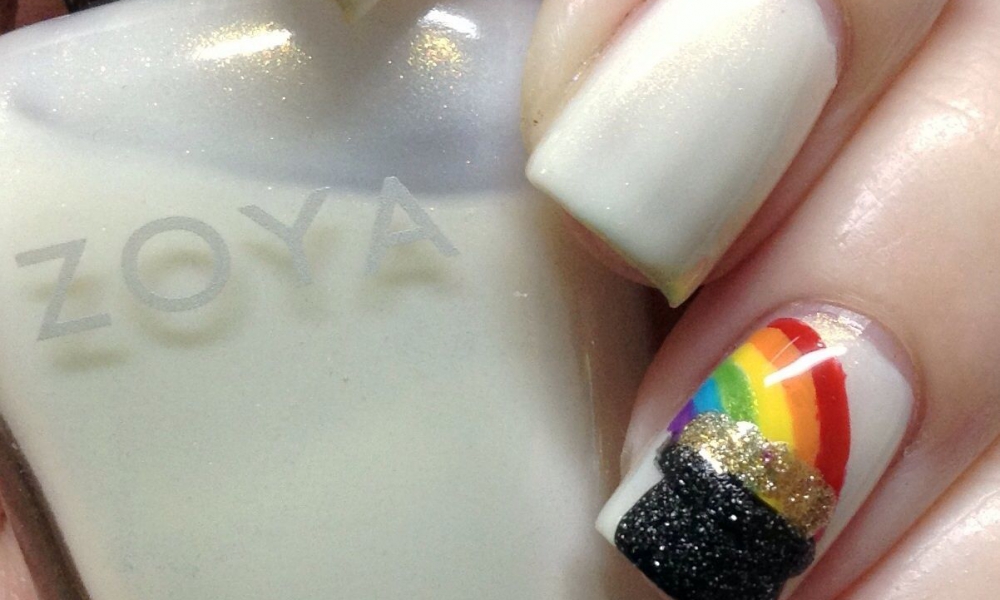 Zoya St. Patrick’s Day Rainbow with a Pot of Gold