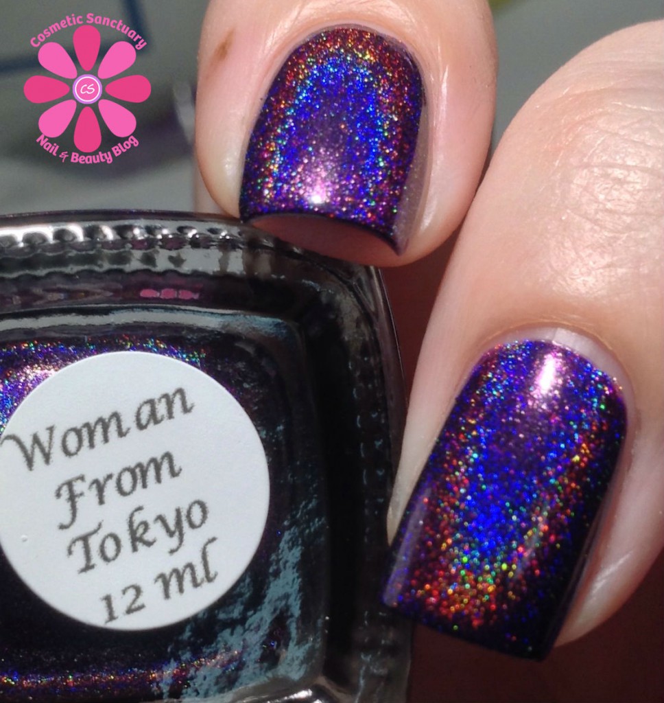 woman from tokyo artificial lighting closeup