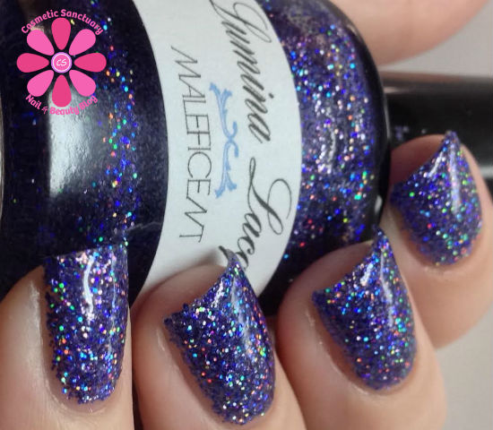 Lumina Lacquer Maleficent & Prismatic Swatches & Review