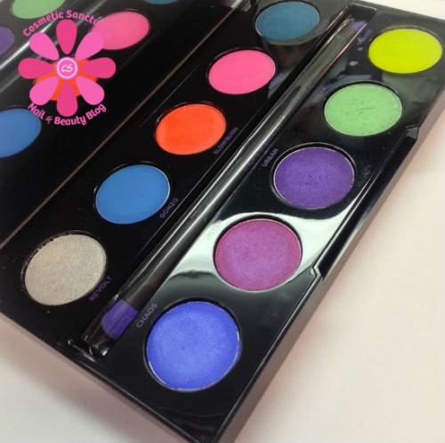 Urban Decay Electric Pressed Pigment Palette Swatches & Review