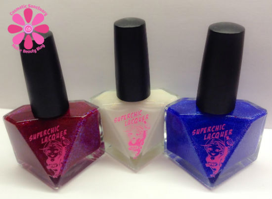 SuperChic Lacquer American Woman Trio Swatches & Review