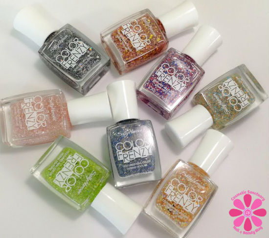 Sally Hansen Summer 2014 Limited Edition Color Frenzy Collection Swatches & Review
