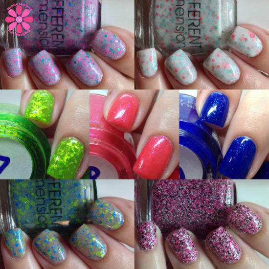 Different Dimension Sea You On the Other Tide Collection Swatches & Review