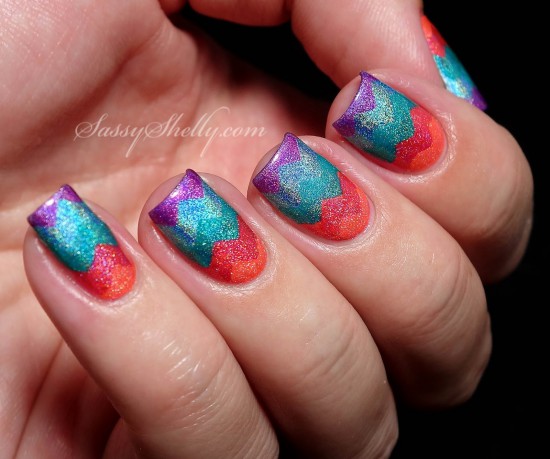 Guest Post: Summer Chevron Nail Art with Sassy Shelly