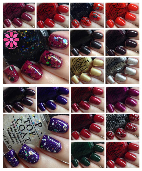 OPI Gwen Stefani Holiday 2014 Collection Swatches & Review