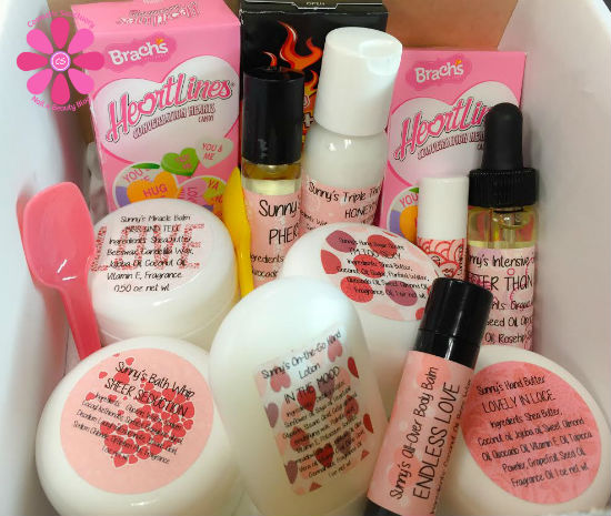 Sunny’s Body Products Exclusive Valentines Day Box Reveal