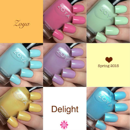 Zoya Spring 2015 Delight Collection Swatches & Review